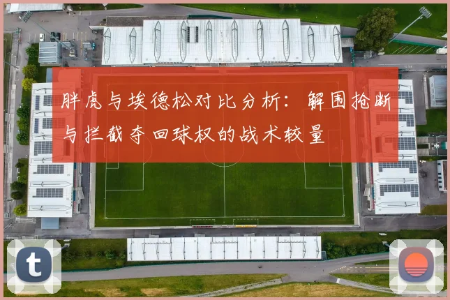 胖虎与埃德松对比分析：解围抢断与拦截夺回球权的战术较量